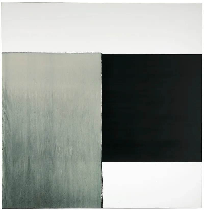 Exposed painting Charcoal Black