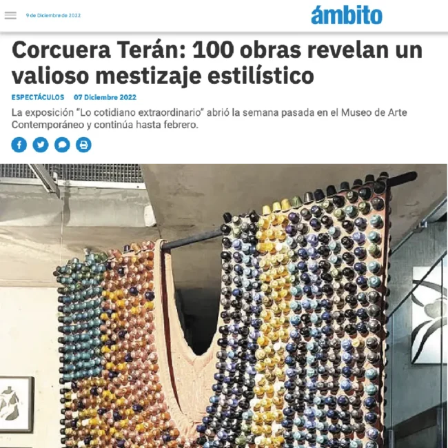 Corcuera Terán: 100 obras revelan un valioso mestizaje estilístico