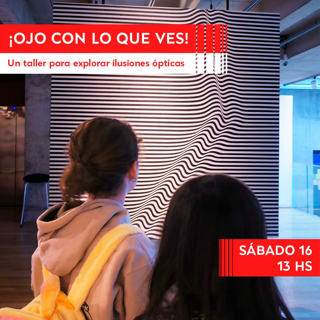 ¡Ojo con lo que ves! Un taller para explorar ilusiones ópticas y ver el arte en movimiento