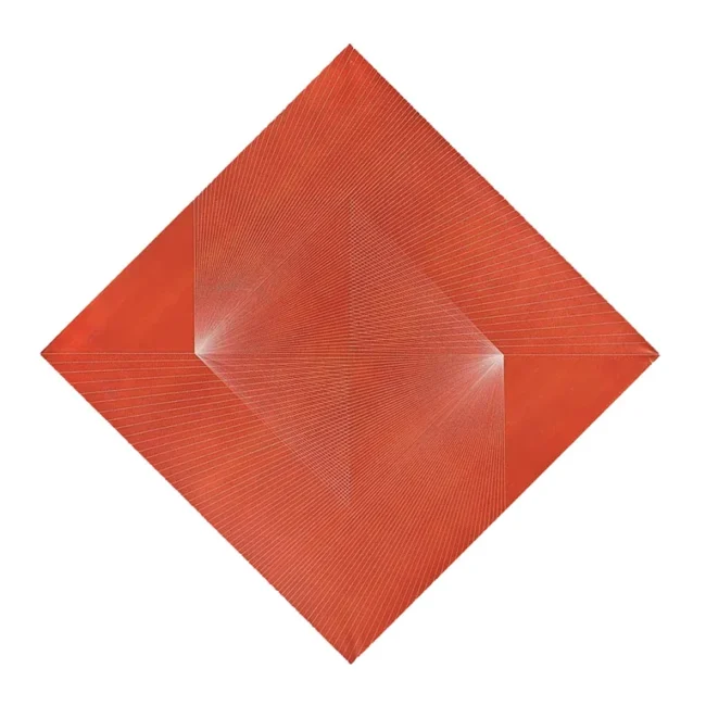 RADIACIÓN Y MOVIMIENTO SOBRE FONDO ROJO